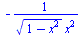 `+`(`-`(`/`(1, `*`(`^`(`+`(1, `-`(`*`(`^`(x, 2)))), `/`(1, 2)), `*`(`^`(x, 2))))))
